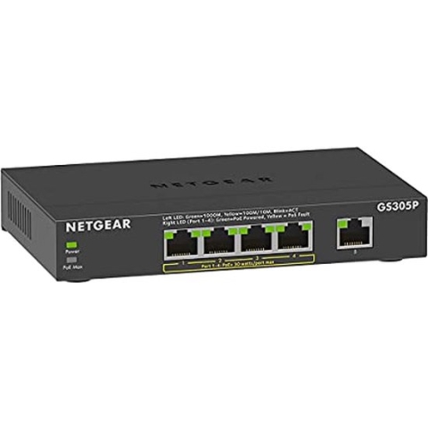 Netgear GS305P - Netwerk Switch - Unmanaged - 5 Poorten