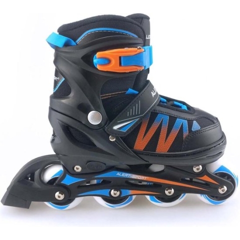 Alert Inline Skates Maat 39-42 Blauw/Oranje/Zwart