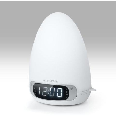 Wekkerradio met wake-up lamp en bluetooth