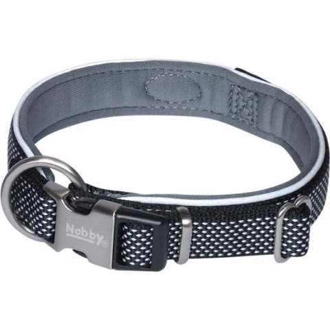 Nobby halsband classic preno royal zwart m-l