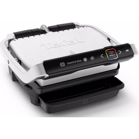 Tefal OptiGrill Elite GC750D16 - Contactgrill - Grill - Zwart/RVS