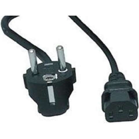 Falcon Eyes Voedingskabel Euro C13 500 Cm Koper Zwart