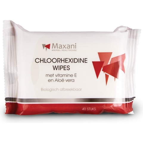 Maxani Chloorhexidine Doekjes - 40 stuks