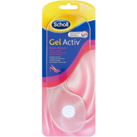 Scholl ActivGel Inlegzolen – Open Schoenen – 1 Paar