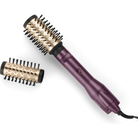 BaByliss Big Hair Dual Föhnborstel AS950E - Roterende föhnborstel - 2 roterende borstels - Evenredige luchtverdeling