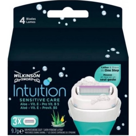 Wilkinson Intuition Sensitive Care Scheermesjes - 3 stuks – Single Item