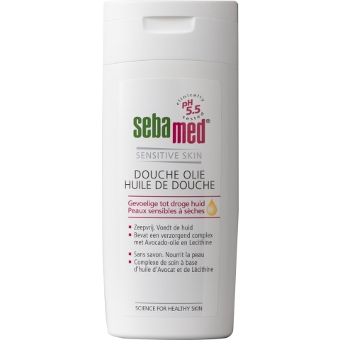 Sebamed Douche Olie - Zeepvrij - Voedt en herstelt de huid - Met Avocado-olie en Lecithine voor een zachte huid - Douchemiddel - 200 ml