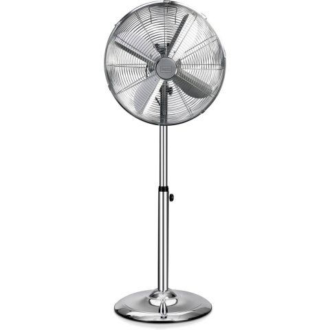 Trebs 99385 - Retro Statiefventilator met 3 snelheden - 40 cm - Chroom