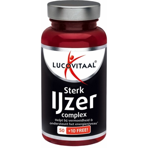 Lucovitaal Sterk IJzer Complex Voedingssupplement - 60 tabletten