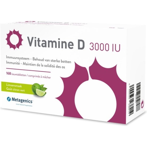 Metagenics Vitamine D 3000 IE - 168 tabletten