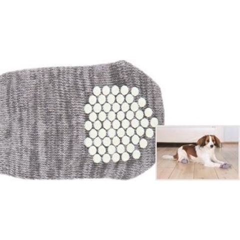 Trixie antislipsokgrijs 2 st (L-XL)