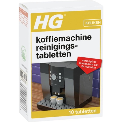 HG koffiemachine reinigingstabletten 1st