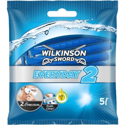 Wilkinson Wegwerpscheermesjes Essentials 2 For Men 5 stuks