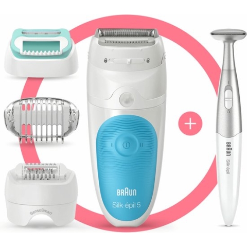 Braun Silk-épil 5 5-810  - Epilator - Wit/Turquoise