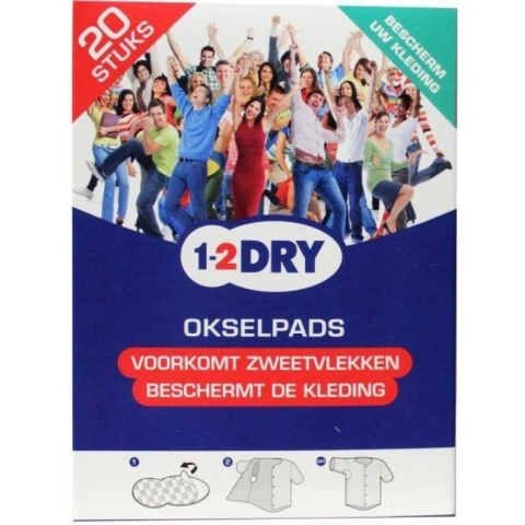 20 anti transpirant Okselpads – Wit – Large