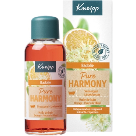 Kneipp Pure Harmony - Badolie - Oranje lindebloesem - Ontspannend en rustgevend bad - Zachte kalmerende geur - Vegan - 1 st - 100 ml