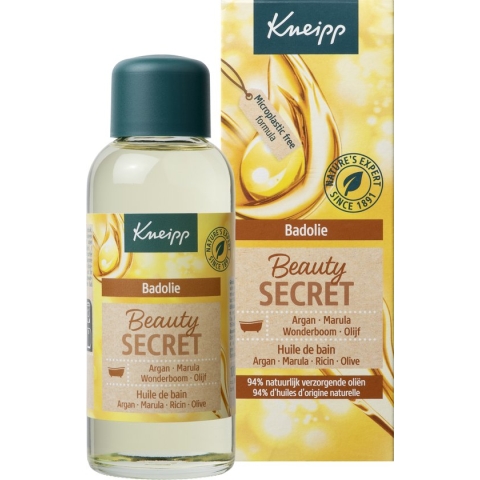 Kneipp Beauty Secret - Badolie - Alle huidtypen - Vegan - Dierproefvrij - Voedend effect - 1 st - 100 ml