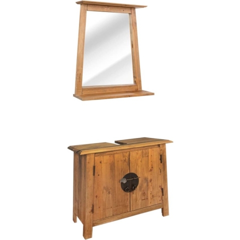 vidaXL-Badkamermeubelset-massief-grenenhout