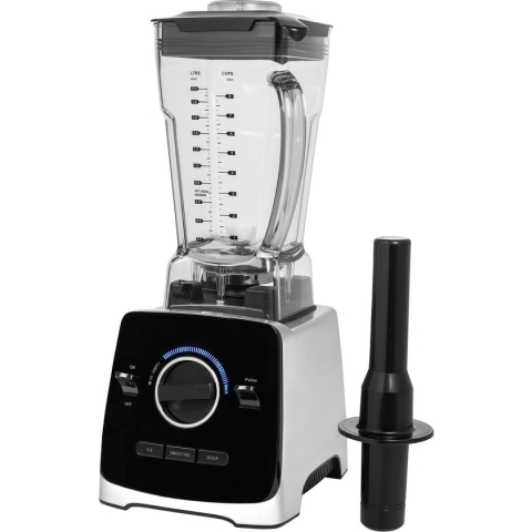 Tristar Power Blender BL-4473 – Blender, smoothiemaker en ijscrusher 2 liter - 2000 Watt - Kan van Hoogwaardig Tritan - Zwart