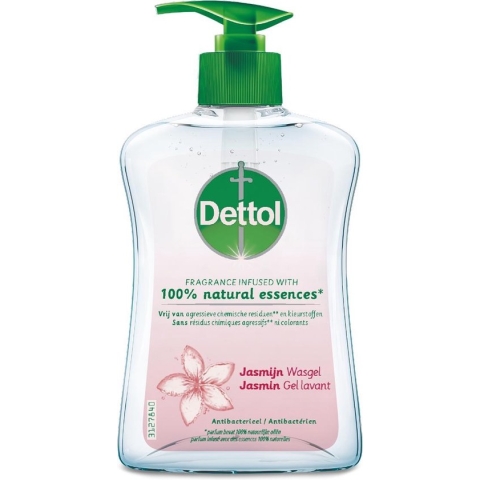 Dettol Handzeep - Jasmijn - Jasmijn geur verrijkt met 100% natuurlijke oliën - 250ML