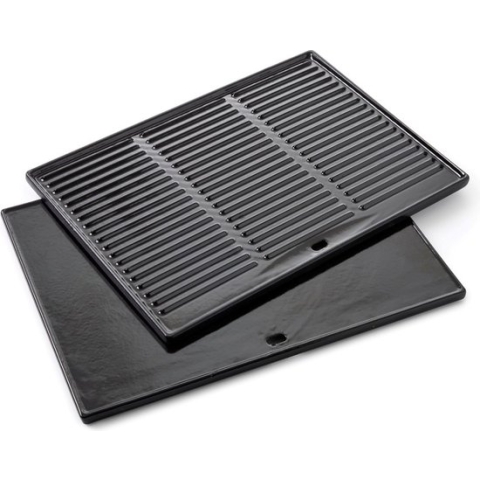 Barbecook Bakplaat - BBQ grillplaat - Gietijzer - Zwart - 43x35cm