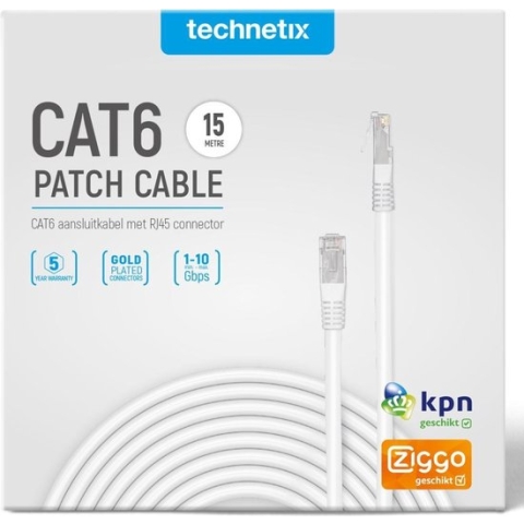 Technetix Patchkabel Cat6 15m