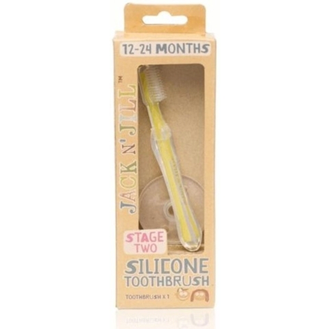 Jack 'N Jill - Silicone Tandenborstel - voor kinderen - 12 tot 24 maanden