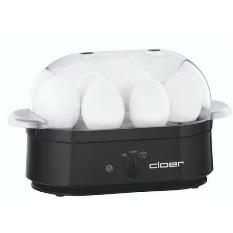 Cloer 6080 Eierkoker (Zwart)