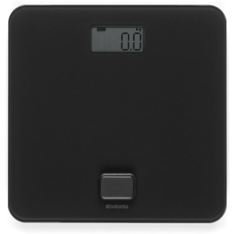Brabantia ReNew Personenweegschaal Digitaal - geen Batterij nodig - Dark Grey