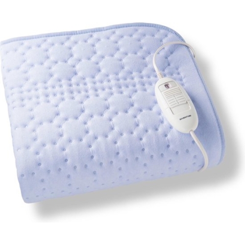 Inventum HN136I - Elektrische onderdeken - Warmere voetenzone - 1 persoons - 150x80 cm - Fleece - Lichtblauw