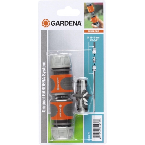 GARDENA 18283-20 18283-20 Kunststof Slangkoppeling 13 mm (1/2) Ø, Steekkoppeling Set