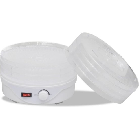 vidaXL Voedseldroger met 6 stapelbare lades rood