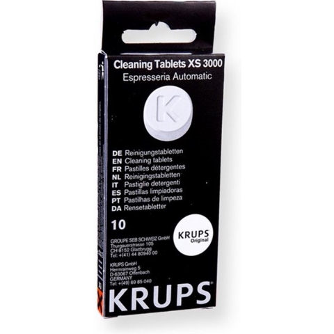 Krups XS3000 - Koffiemachinereiniger - 10 stuks