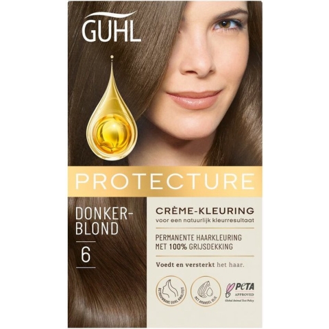 Guhl Beschermende Crème-kleuring No. 6 - Donkerblond - Haarverf