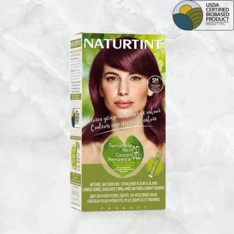 5M Licht Mahonie Kastanje - NATURTINT - 170ml - Vegan - Ammoniakvrij - BioBased Certified - Microplastic FREE