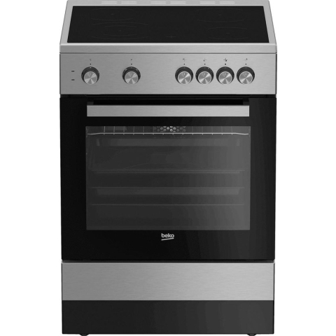 Beko - FSM67010GX - Keramisch Fornuis RVS