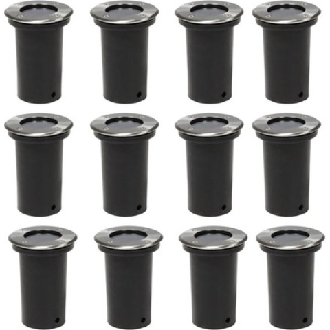 vidaXL Grondspots voor buiten 12 st rond