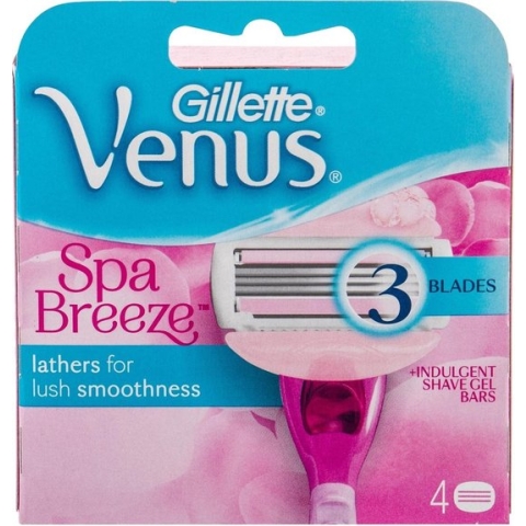 Gillette Venus Spa Breeze Razor Blades - 4 stuks