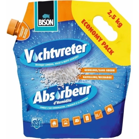 Bison Vochtvreter Losse Kristallen Navulling - 2,5 kg