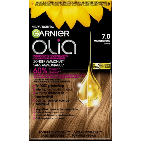Garnier Olia Middenblond 7 - Permanente Haarkleuring Zonder Ammoniak