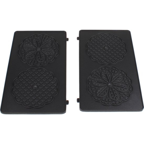 Tefal - Snack Collection XA800712 - Bloemvormige wafelplaten - set van 2