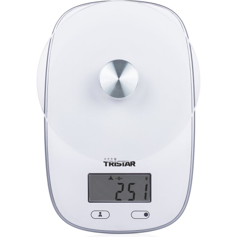 Tristar Keukenweegschaal KW-2445 - Digitale keukenweegschaal - Tot 5 kilogram - Wit