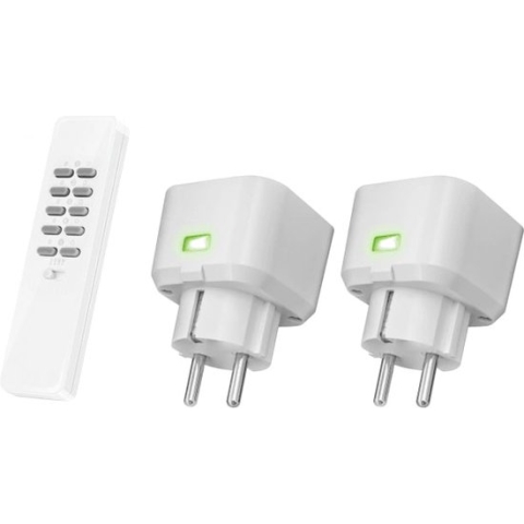 KLIKAANKLIKUIT® Stopcontactschakelaarset ACC2-3500R wit