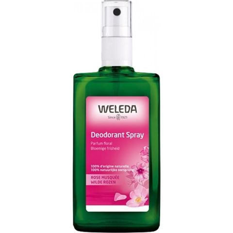 WELEDA - Deodorant Spray - Wilde Rozen - 100ml - 100% natuurlijk
