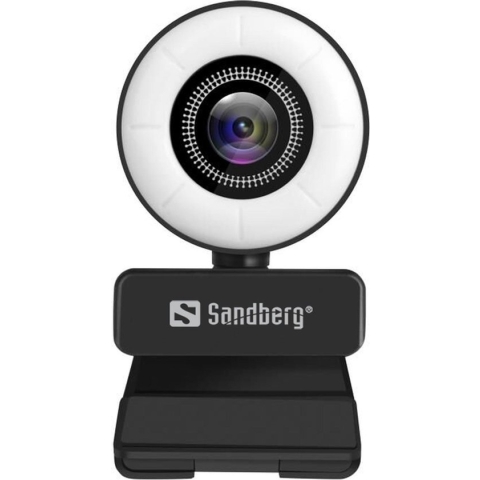 Sandberg 134-21 webcam 2 MP 1920 x 1080 Pixels USB 2.0 Zwart