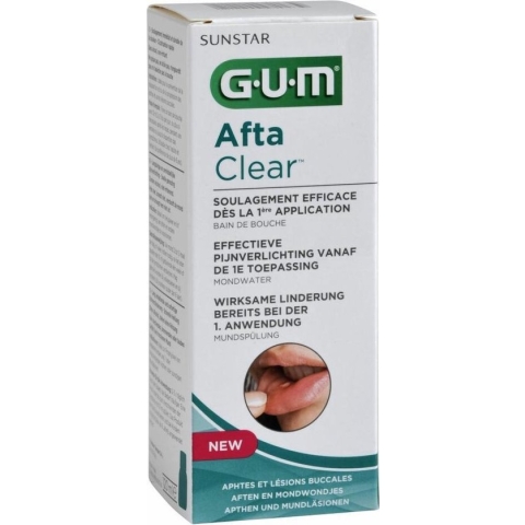 GUM Aftaclear - Mondspoeling - 120 ml - medisch hulpmiddel