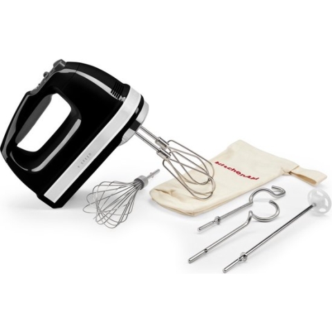KitchenAid Handmixer met 9 snelheden - Artisan 5KHM9212EOB - Onyx zwart