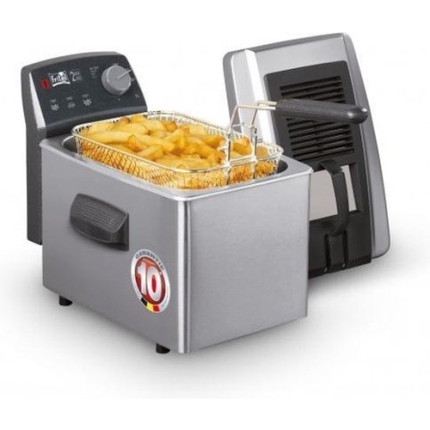 Fritel SF 4170, Frituurpan, 3 l, 3 l, 4 persoon/personen, Enkel, Zwart, Zilver