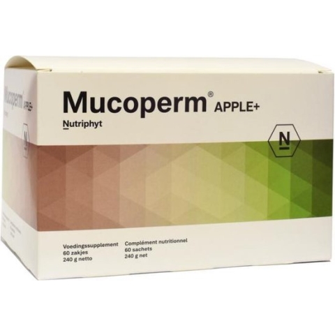 Nutriphyt Mucoperm Apple+ - 60 zakjes
