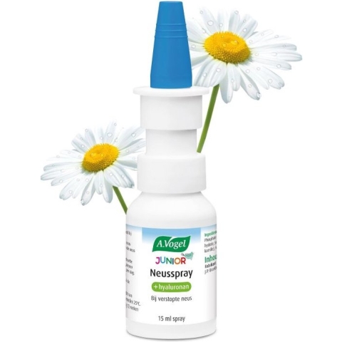 A.Vogel Junior neusspray - Bij verstopte neus. Verdunt ingedikt slijm, verweekt korstjes. - 15 ml